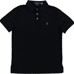 Polo Ralph Lauren black custom fit polo small s